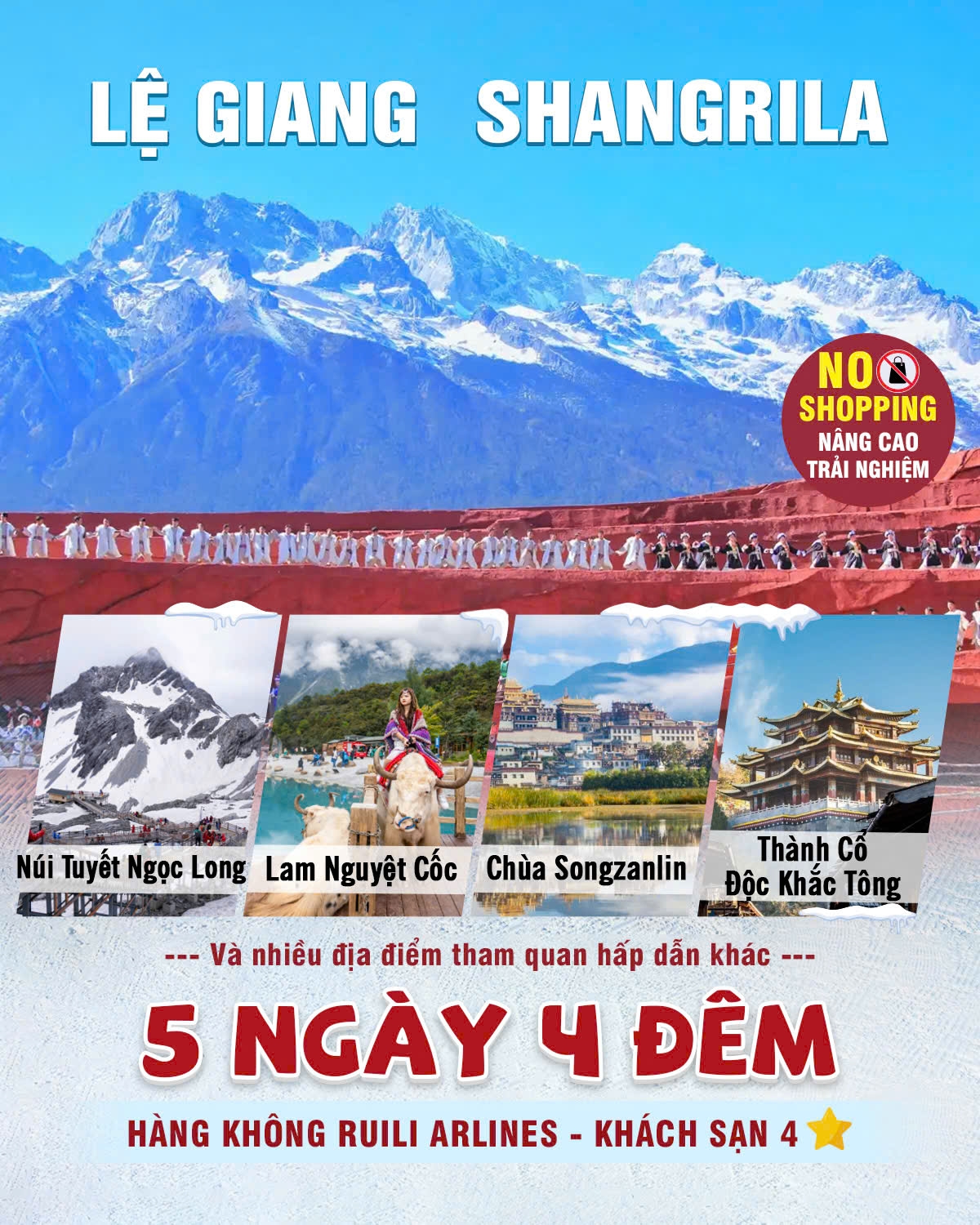 LỆ GIANG - SHANGRILA 5N4Đ